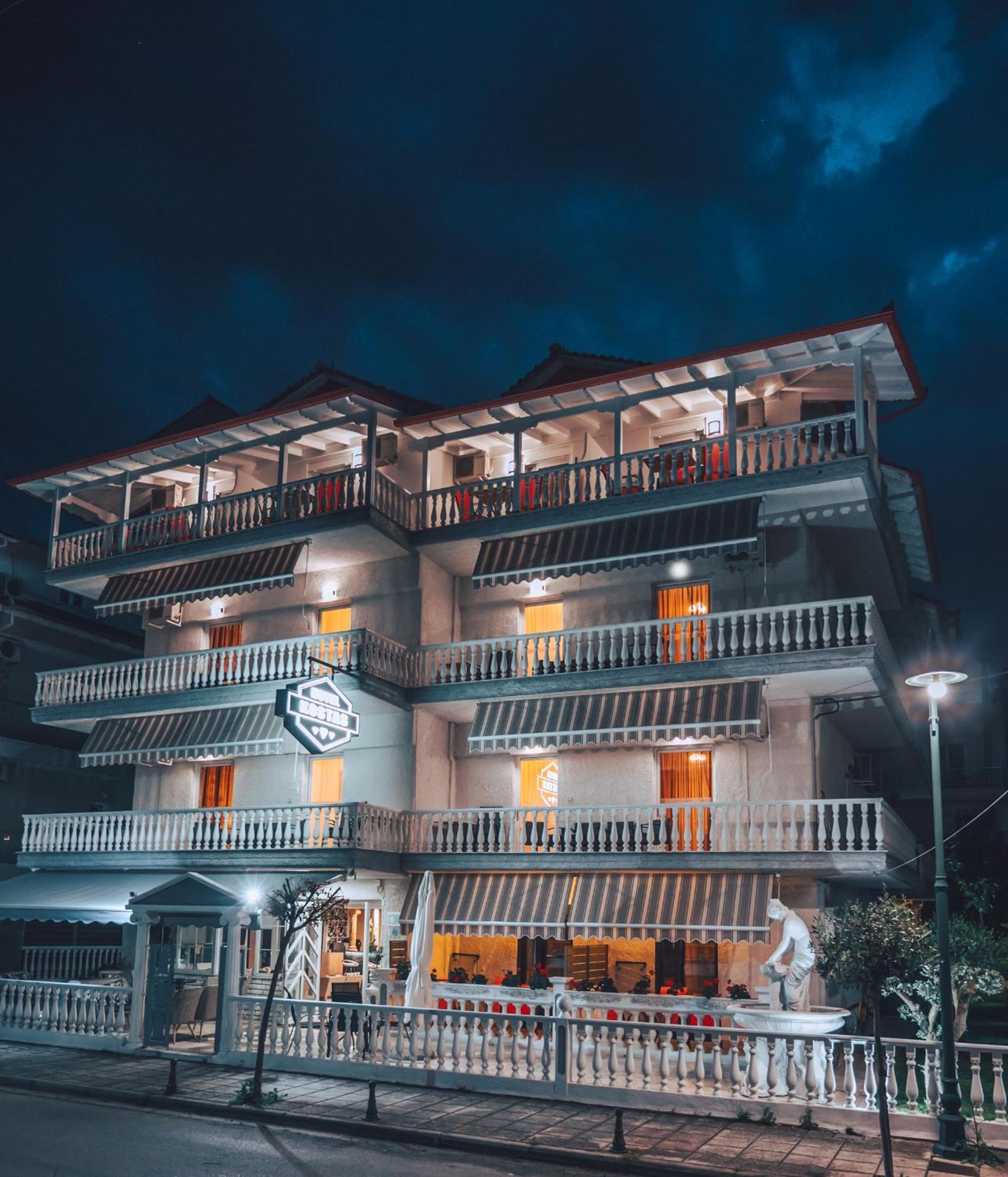 Hotel Kostas Olympiakí Aktí Exteriör bild